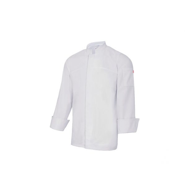 Veste de cuisine stretch de série 405208S avec fermeture centrale  <Br>(réf. 014 002 042)