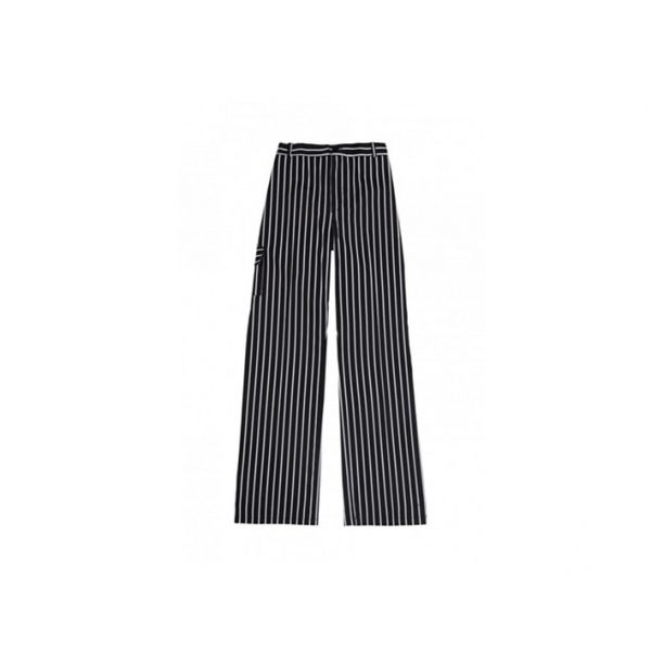 Pantalon de cuisine rayé de la série OREGANO50 <Br>(réf. 014 002 099)