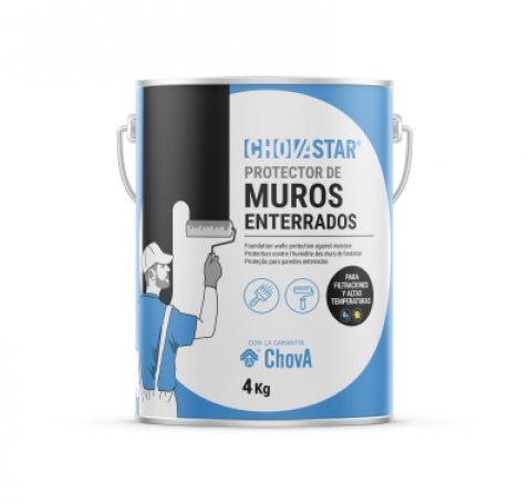 PROTECTOR ASFÁLTICO DE MUROS ENTERRADOS 4KG <br>(ref. 007 009 001 029)