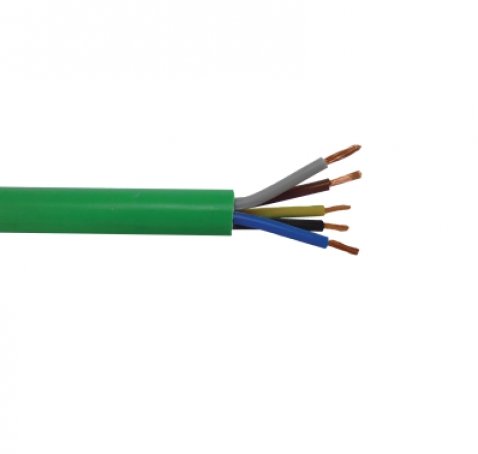 CABLE RZ1-K 5G 1,5MM2 VERDE 1M <br>(ref. 007 005 001 012)