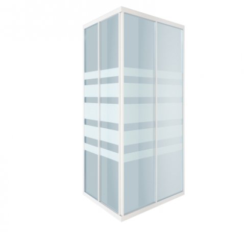 RECTANGULAR SHOWER SCREEN 70 X 100 CM SIENA <Br>(ref. 007 002 004 013)