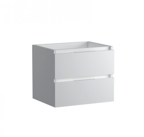 MODULE POUR NOA ARMOIRE DE SALLE DE BAIN 60 CM 2 TIROIRS BLANC BRILLANT <Br>(réf. 007 002 005 007)