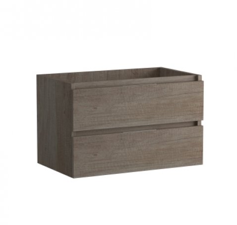 MODULE POUR NOA ARMOIRE DE SALLE DE BAIN 80 CM 2 NEBRASKA TIROIRS GRIS <Br>(réf. 007 002 005 008)