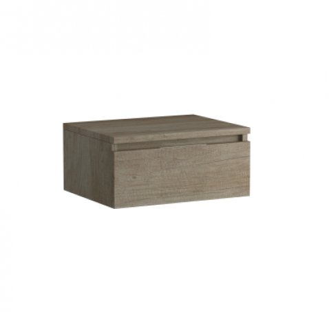 MÓDULO PARA MUEBLE DE BAÑO NOA 60 CM 1 CAJÓN CON TAPA NEBRASKA GRIS <br>(ref. 007 002 005 006)