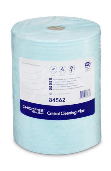 VERACLEAN CRITICAL CLEANING PLUS TURQUESA ROLL 400 PCS <br> (ref.009 004 032)