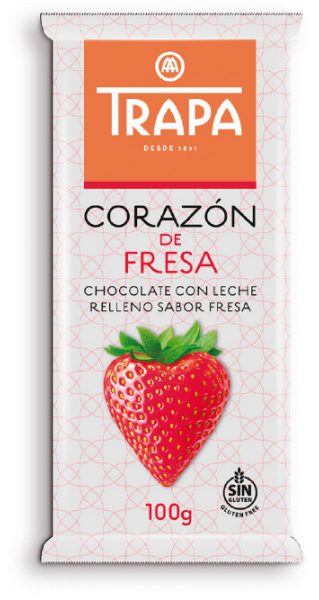Tableta Corazón fresa <br>(ref. 002 003 017)