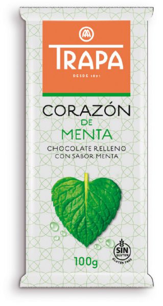 Tableta Corazón menta <br>(ref. 002 003 016)