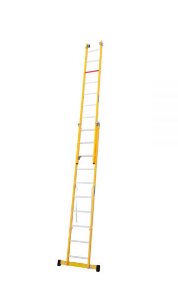 TRANSFORMABLE FIBERGLASS LADDER OF 2 SECTIONS – V2E <Br>(ref. 007 010 046)