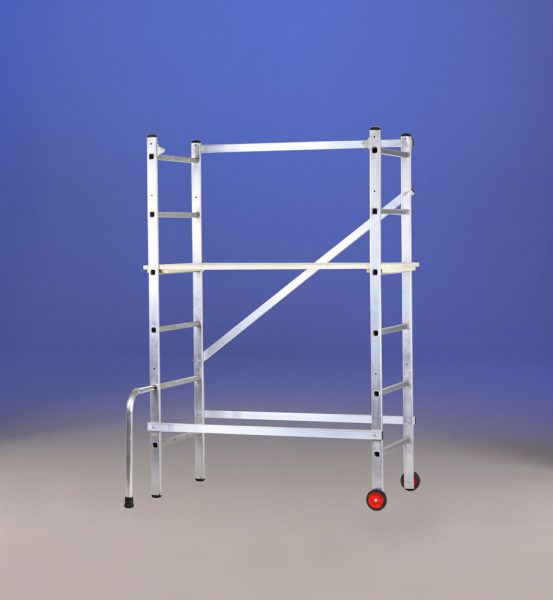 SEMIPROFESSIONAL ALUMINIUM ANDAMIO WITH EXTENSION FOR UNNIVELED WORKS – Wizard <Br>(ref. 007 010 021)