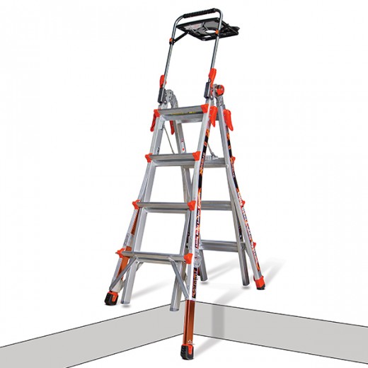 TRANSFORMABLE TELESCOPIC LADDER – XTREME <Br>(ref. 007 010 057)