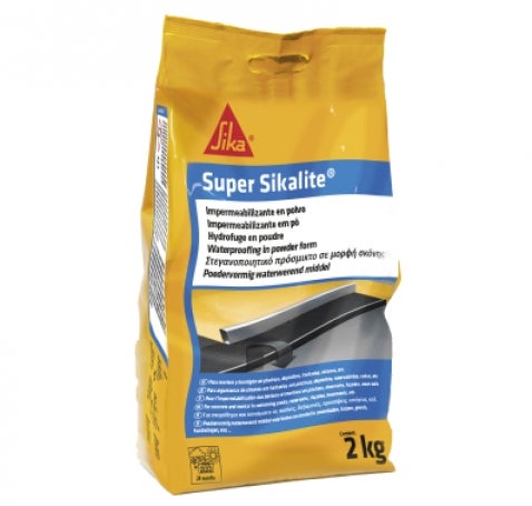 IMPERMÉABILISATION DE POUDRE SIKALITE 2 KG. <Br>(réf. 007 008 003 025)