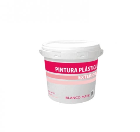 PINTURA PLÁSTICA MATE 15L BLANCO <br>(ref. 007 008 002 001)