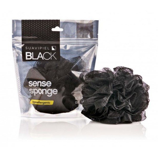 SUAVIPIEL Black Sense Sponge Exfoliating sponge <Br> (ref. 009 002 002 009)