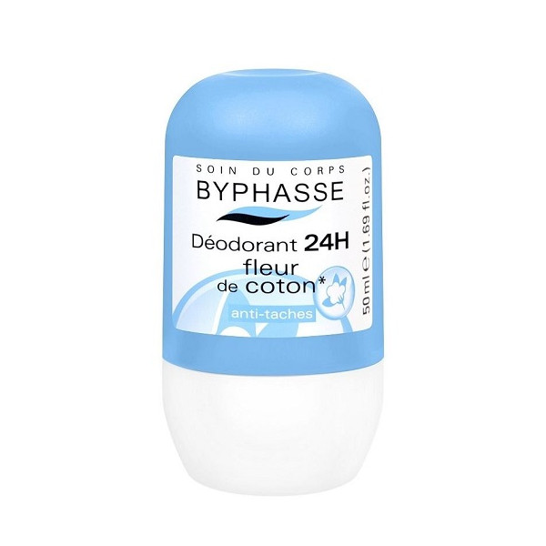 BYPHASSE deodorant Roll On with cotton flower <Br> (ref.009 002 004 010)