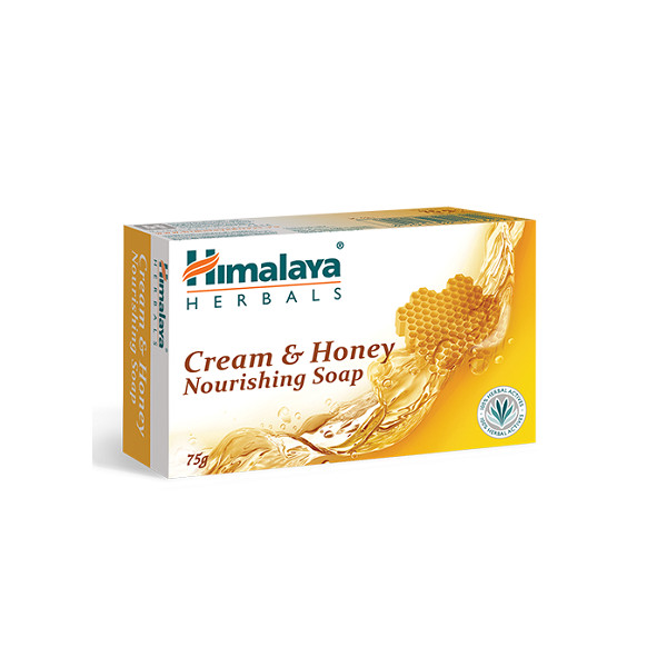 HIMALAYA savon crème et miel  <Br> (réf.009 002 004 013)