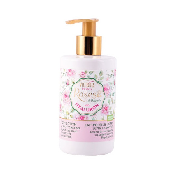 VICTORIA BEAUTY Lotion Corporelle Roses & Acide hyaluronique  <Br> (réf. 009 002 003 011)