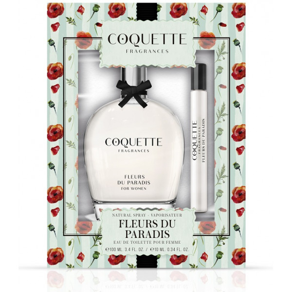 COQUETTE Set EDT Fleurs Paradis + Vial <br> (ref.009 002 001 002)